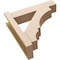 Ekena Millwork 6-in W x 22-in D x 22-in H Balboa Block Rough Cedar Woodgrain TimberThane Outlooker, Primed Tan OUTUR060X22X22BOA44RCPR - alternate 2